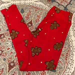 NWOT LuLaRoe Merry & Bright OS leggings